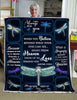 Gift For Dragonfly Lover Dragonfly Love Angle In Heaven Message From Heaven Blanket HG Memorial Gifts