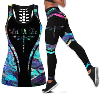 Gift For Dragonfly Lover Dragonfly Tank Dragonflies Tank Top And Leggings Set