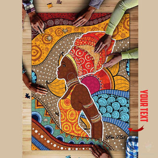 Black Pride Afro Black Queen Black Gift Big Jigsaw Puzzle HG Black And Proud 365
