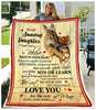 Blanket Deer  To my Daughter Love you for the rest of mine