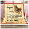 BLANKET DEER To my Son Love you for the rest of mine