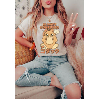Japanese Anime Lover Always Confused Cute Duck Tshirt Gifts For Otaku  Wibu HG