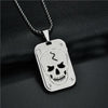 Punk Hollow Skull Stainless Steel Necklaces