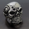 Huge Skull Stainless Steel Biker Ring