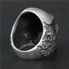 Heavy Stainless Steel Skull Biker Ring