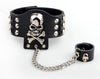 Gothic Skull Punk Cuff Leather Bracelet