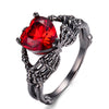 Hand Skeleton Heart Skull Ring