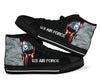 Gift For Army Men Armed Forces High Top Shoes