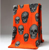 Square Cashmere Skull Scarf with Vibrant Colors - designfullprint