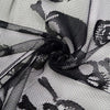 Black Lace Skull Tablecloth - designfullprint