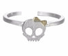 Vintage Cute Skull Adjustable Silver Ring