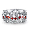 Luxury Vintage Zircon Skull Women's Wedding Ring