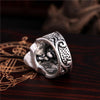 Retro Eyes Skull Biker Ring