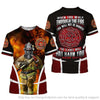 Firefighter When You Walk Through The Fire You Will Not Be Burned The Flames Will Not Harm You 3D Unisex T Shirt HH