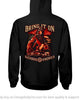 Firefighter Bring It On Backbone Of America Back Printed 2D Unisex T Shirt or Hoodie HH