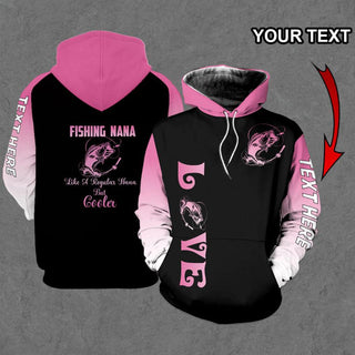 Fishing Gifts Fishing NaNa Personalized US Unisex Size Hoodie