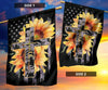 Gift For Christian Jesus Floral Flag