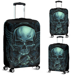 Skull 3D Art Luggage Cover 006 - designfullprint
