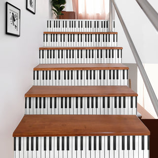 Gift For Piano Lover Piano Keys Stairs Stickers Set HG Christmas Decoration