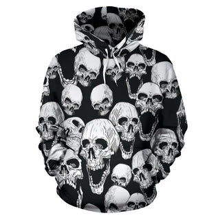 Skull Gift Screaming Skulls Men Hoodie