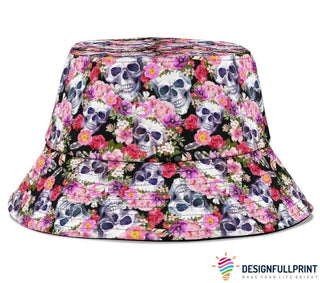 Skull Gift Skull Romantic Bucket Hat Bucket Hat LN