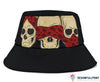 Skull Gift Skull Hide And Seek Bucket Hat LN