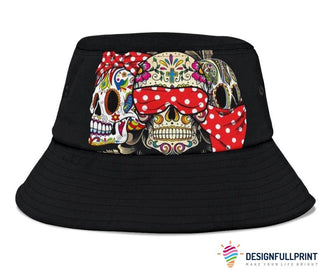 Skull Gift Skull Thug Bucket Hat LN