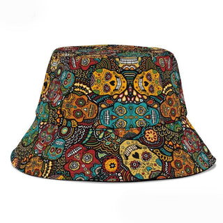 Skull Gift Skull Psycho Bucket Hat LN