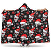 Skull Gift Skull Santa Christmas Pattern Sherpa Blanket HG