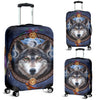 Washable Spandex Wolf Dreamcatcher Print Luggage Cover 003 - designfullprint