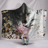 Ultra Soft Wool 3D Wolf Painting Hooded Blanket 001 - designfullprint