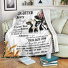 Mom to Daughter Farm Cow Premium Blanket