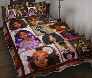 Black Pride Proud To Be Black Girls Black Magic Black Women Black Girls Black Quilt Bed Sets