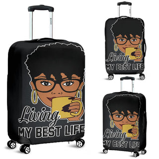 Black Pride Living My Best Life Luggage Cover Black And Proud 365