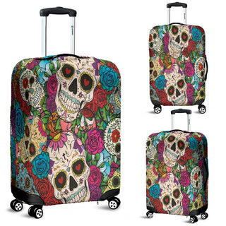 Sugar Skull Luggage Cover