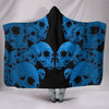 Ultra Soft Wool 3D Skull Hooded Blanket 010 - designfullprint
