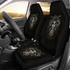Universal Fit Polyester Fabric 3D Skull Car Seat Cover Set 006 - designfullprint