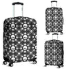 Washable Spandex Skull Print Luggage Cover 003 - designfullprint