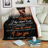 Black Pride Gift For Mom Black Mom And Daughter African American Family Fleece Blanket Mother Day Gift