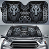 Black Viking Wolf Sun Shades 003 - Universal Fit - designfullprint