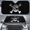Skull Car Sun Shade - designfullprint