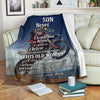 Gift For Mom Motorcross Mom To Son Premium Blanket