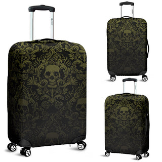 Skull 3D Art Luggage Cover 004 - designfullprint