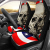 Flag Skull Car Seat Cover