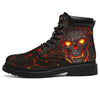 Skull Gift Skull Lava Orange Skull All Season Boots HG skull boots for women skull boots mens