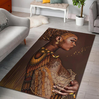 Black Pride Black Is Beautiful Area Rug  Afro Proud