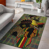 Black Pride Black and Color is Love Area Rug Black And Proud 365