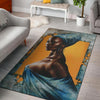 Black Pride African American History Black is Beautiful Area Rug Afro Proud