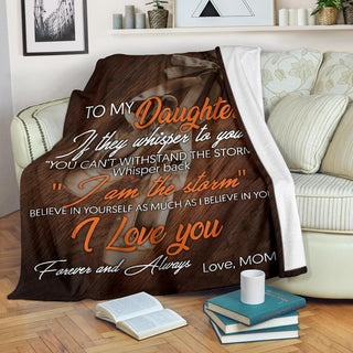 Gift For Mom Ballet Dancer Mom To Daughter Premium Blanket