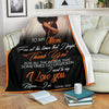 Black Pride Gift For Mom Son to Mom Black Premium Blanket